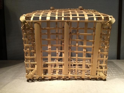 スーパーかご　35×27×24cm　※受注生産につき、発送までに最大2ヶ月程かかる場合あり ｜ 竹工芸 伝統工芸品 日用品 雑貨 栃木県 大田原市