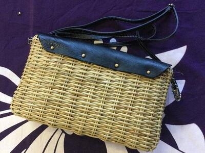 紅籐ポシェット｜竹工芸 伝統工芸品 日用品 雑貨 栃木県 大田原市