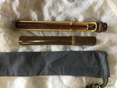 煤竹箸ケースセット　※受注生産につき、発送までに最大2ヶ月程かかる場合あり ｜ 竹工芸 伝統工芸品 日用品 雑貨 栃木県 大田原市