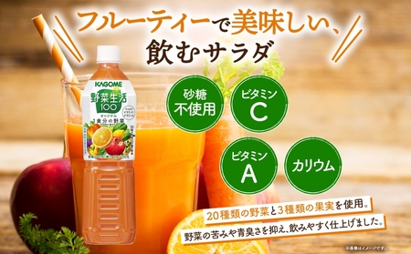 【定期便】4ヵ月毎全3回食塩無添加トマトジュース・野菜ジュース・野菜生活100オリジナル各2本 計6本 ns038-089