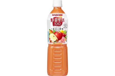 カゴメ 野菜生活100 アップルサラダ 720mlPET×15本【1114605】