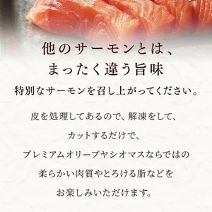 【【国産】高級サーモン】【皮なしフィレ冷燻 約500g】産地直送 おつまみ 高級 ※沖縄・離島への配送不可