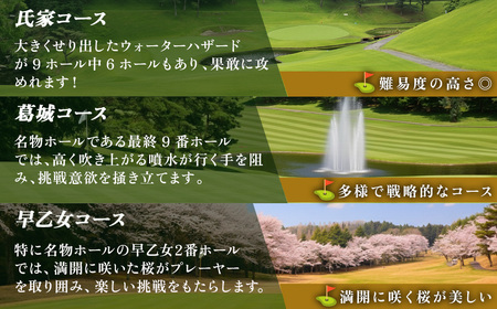 紫塚ゴルフ倶楽部ギフト券3,000円分（1,000円券×3枚）