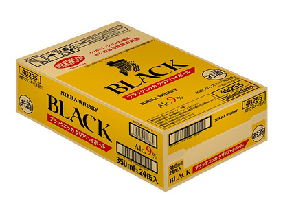 ブラックニッカクリアハイボール　350ml　24缶