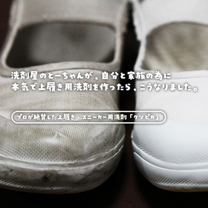 10-43 ＼上履き洗いをカンタン・時短／プロ絶賛の上履き用洗剤 クツピカ （せきぐちさんちの洗剤）3本