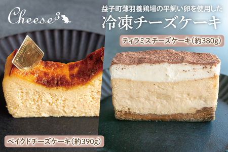 ベイクドチーズケーキとティラミスチーズケーキの冷凍ハーフ＆ハーフケーキ｜栃木県 益子町 ふるさと納税 チーズケーキ ティラミス ケーキ 冷凍ケーキ（CP002）