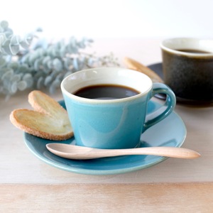 益子焼「くく」コーヒーカップ&ソーサーペアセット｜益子町 ふるさと納税 益子焼 コーヒー コーヒーカップ 珈琲 ペア ペアセット セット (AG003)