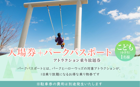 モビリティリゾートもてぎ 入場＋パークパスポート（子供1名分） | リゾート アスレチック アスレチック