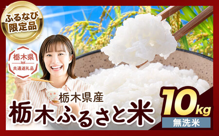 【ふるなびWEEK対象】無洗米10kg 便利な栃木ふるさと米 《7-14日以内に出荷予定(土日祝除く)》おこめ【栃木県共通返礼品】FN-Limited-PR
