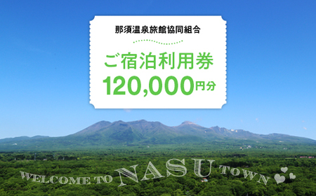 【年内発送 12/20迄受付】那須温泉旅館協同組合 ご宿泊利用券 120,000円分（3,000円×40枚）〔M-1〕｜宿泊 旅行 チケット 宿泊券 温泉 露天風呂 旅行券 ホテル 観光 国内旅行 那須 栃木県 那須町