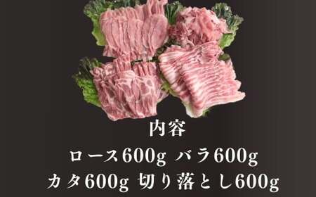 まえばし麦豚 バラエティーセット 計2.4kg 麦豚