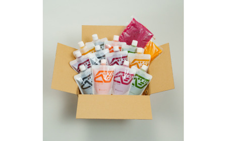 オーガニック野菜のコールドプレスジュース 「1-dayクレンズセット（ジュース12本、スープ2食）」