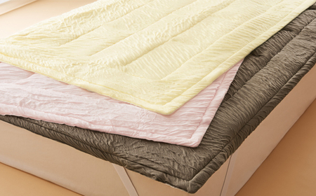 とろけるふとん敷パット【セミダブル】 エッグイエロー