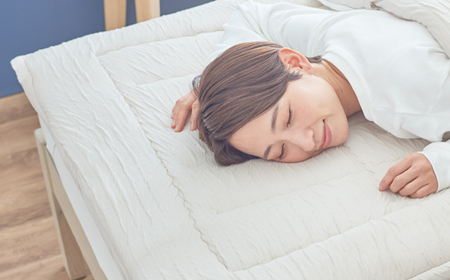 とろけるふとん敷パット【ダブル】 ブラウン