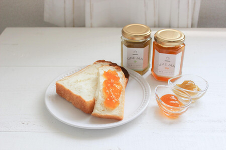 《希少品種で無添加》こだわり栽培の梅ジャム4本セット（しらかが・おりひめ各2本）