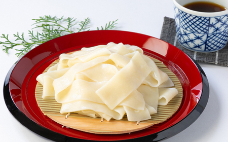 ひもかわうどん食べ比べセット「乾麺、半生、つゆ付き」【1512213】