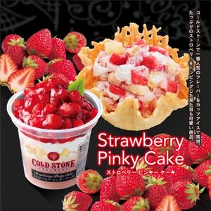 まるでケーキのようなパフェアイスのセットコールドストーンパフェアイス　ストロベリーピンキーケーキ8個【配送不可地域：離島】【1555945】