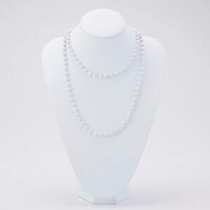 刺繍ネックレス　スフィアラメ(シルバー)【1628337】