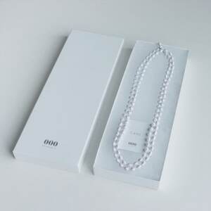 刺繍ネックレス　スフィアラメ(シルバー)【1628337】