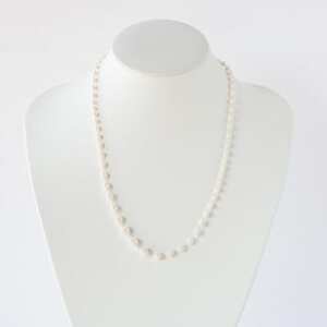 刺繍ネックレス　スフィアプラス60(アイボリーシルバー)【1630342】