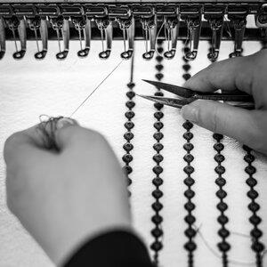 刺繍ネックレス　スフィアプラス60(アイボリーシルバー)【1630342】