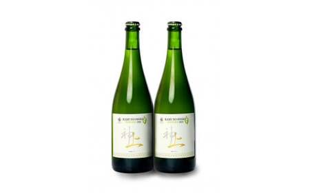 上ノ国ワイナリーの白ワイン「上の白ナイアガラ2022」　750ml×2本