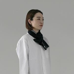 【 OTA KNIT 】ちくちくしないマフラー 無地(ネイビー × グレー)_装飾品・工芸品 マフラー・手袋 服飾小物 _【1554355】