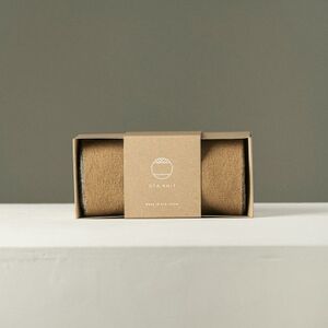 【 OTA KNIT 】ちくちくしないマフラー 無地(キャメル × グレー)_装飾品・工芸品 マフラー・手袋 服飾小物 _【1554357】