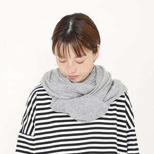 【 OTA KNIT 】ふわふわガーゼ  ファーカシミヤ  ショール(トップグレー)_装飾品・工芸品 ショール・ストール 服飾小物 _【1568327】
