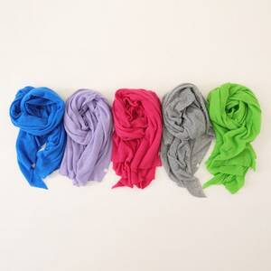 【 OTA KNIT 】ふわふわガーゼ  ファーカシミヤ  ショール(トップグレー)_装飾品・工芸品 ショール・ストール 服飾小物 _【1568327】