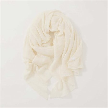 【 OTA KNIT 】ふわふわガーゼ  ファーカシミヤ  ショール(オフ白)_装飾品・工芸品 ショール・ストール 服飾小物 _【1568328】 9,940円