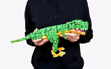 【オリジナル知育玩具】PBLOCK(ピーブロック)メガTREXセット_雑貨・日用品 おもちゃ・ぬいぐるみ  _【1212725】