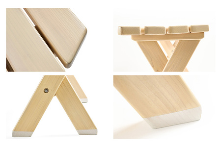 木のベンチ memory ナチュラル