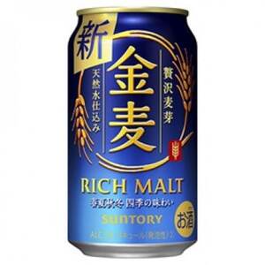 【毎月定期便】サントリー　金麦　350ml×24本全6回_酒・アルコール 発泡酒    定期便 定期便  _【4065620】