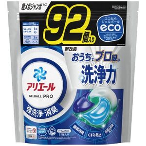 P＆G　アリエール　ジェルボールプロ　つめかえ超メガジャンボサイズ(92個入)4個セット【1491074】