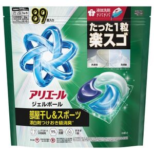 P＆G アリエールジェルボールプロ 部屋干し用 つめかえ テラジャンボサイズ(89個入り)×6個【1669238】