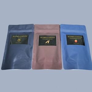 【ノンカフェイン】Acorn Coffee プレミアムギフトセット 3種飲み比べ(黒箱ギフト仕様)【1715362】