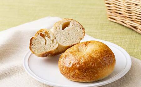 朝から並ぶ人気店！ 「つばめベーグル」のプレーンベーグル 6個 パン 食品 F21E-286