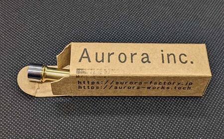 試験でも安心真鍮シャープペン芯入れ バフ研磨のクロームメッキ仕上げ キャップ付き F21E-283