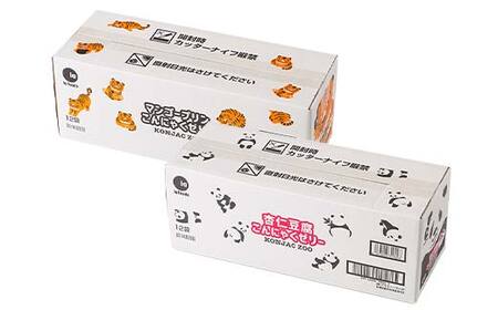 マンゴープリン・杏仁豆腐こんにゃくゼリー(20g×6個×12袋入)×各1箱 F21E-235