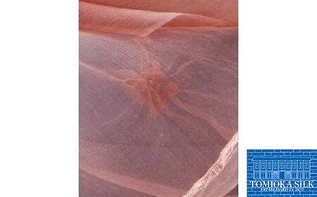 TOMIOKA SILKオーガンジーストール 「草木染」＜パープル＞ 富岡シルク 国産 草木染 プレミアム ストール 春繭 シルク 絹 紫 パープル ファッション 贈り物 ギフト F21E-379