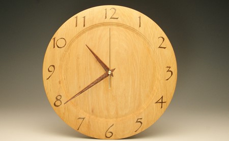 木の時計 榛の木 29.7cm