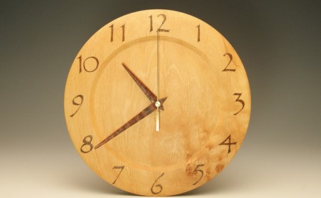 木の時計 榛の木 24.7cm