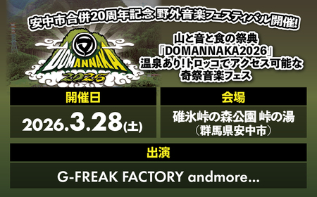 DOMANNAKA2026入場チケットANBM001