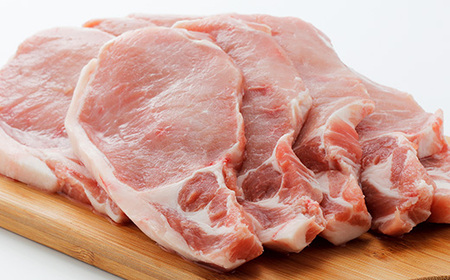 上州麦豚　ローススライス(トンテキ用)約1kg_肉 ステーキ 豚肉 ポークステーキ_【配送不可地域：離島】【1082408】