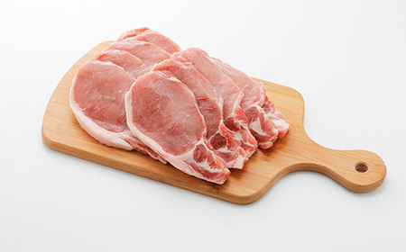 上州麦豚　ローススライス(トンテキ用)約1kg_肉 ステーキ 豚肉 ポークステーキ_【配送不可地域：離島】【1082408】