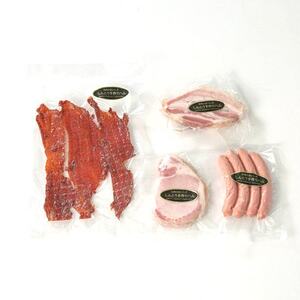 手作りハム(お試しセット)～安心真心お届け便～ ロースハム・ソーセージ・ベーコン・ジャーキーなど4種【配送不可地域：離島】【1635658】