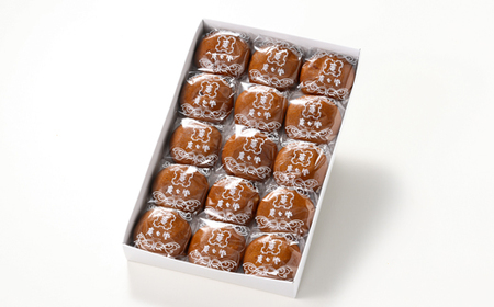 湯の花まんじゅう(つぶし餡)15個入×1箱【1427679】