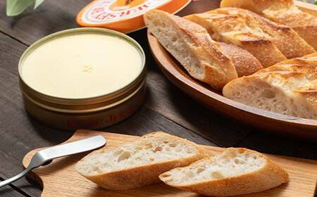 【神津牧場】ジャージー牛の濃厚ミルクで作った発酵バター225g×2缶セット F21K-493