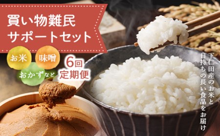 【定期便6回】買い物難民サポートセット「田舎の両親にプレゼント」F21K-166